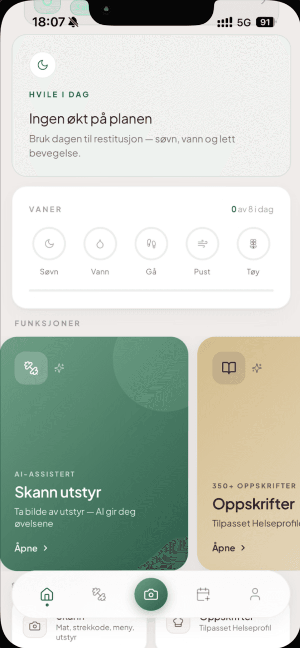 CorOptima app dashboard