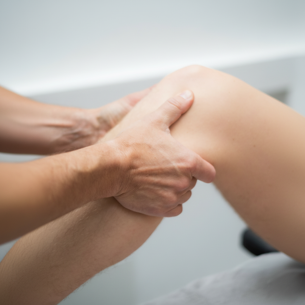 Naprapatbehandling av kne hos Cor Optima Trondheim