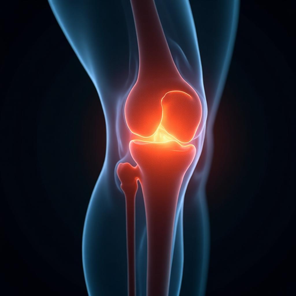 Smertekart som viser typiske smerteområder ved knesmerter – Cor Optima